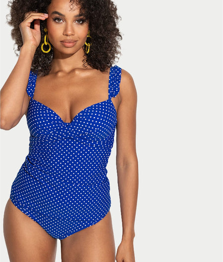 Sicily Frill Twist Underwire Tankini Top