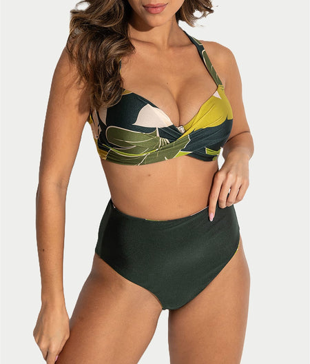 Dolce Vita Reversible High-Waist Bikini Bottom