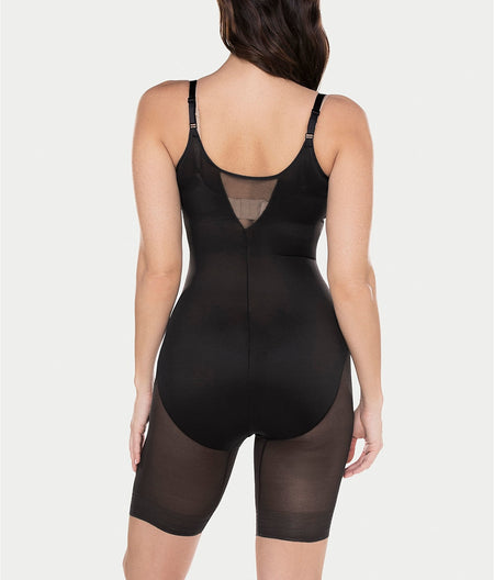 Sexy Sheer Extra Firm Control Open-Bust Bodysuit