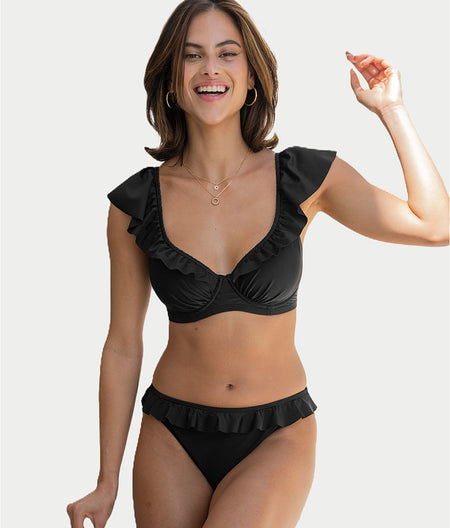 Bermuda Frill Underwire Bikini Top