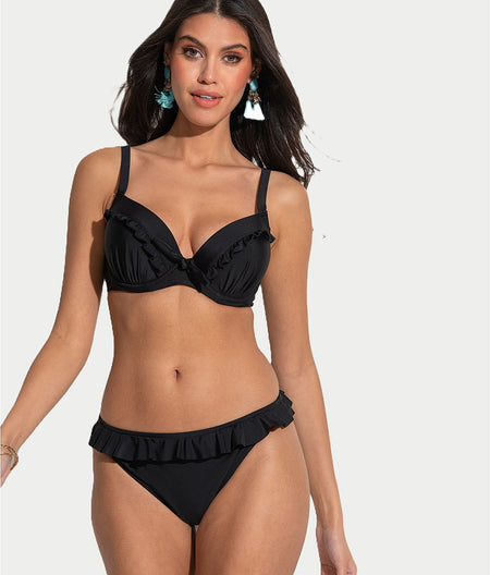 Bermuda Padded Frill Underwire Bikini Top