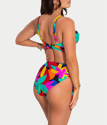 Maya Bay Adjustable High-Waist Bikini Bottom