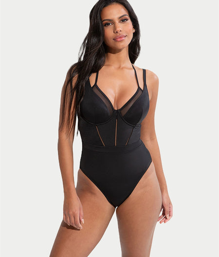 Sydney Double Strap Control Underwire One-Piece