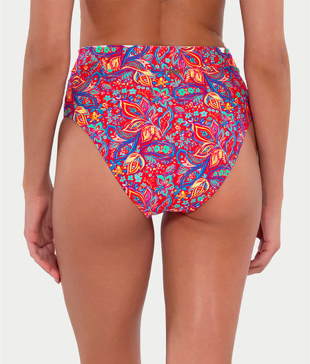 Printed Summer Lovin' V-Front Bikini Bottom