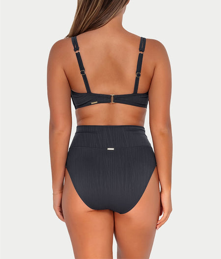 Fold-Over High-Waist Bikini Bottom