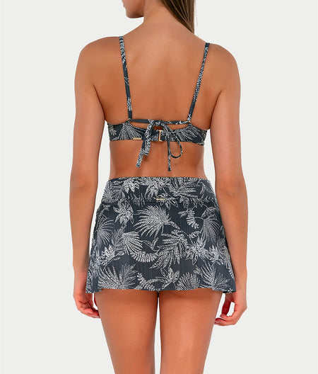 Printed Summer Lovin' Skirted Bikini Bottom