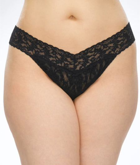 Plus Size Signature Lace Original Rise Thong