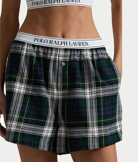 Plaid Flannel Sleep Boxer