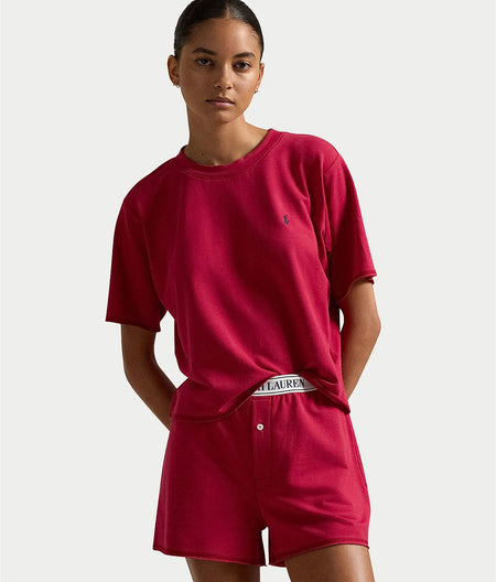 Short Sleeve Shorty Knit Pajama Set