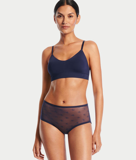 Monogram Sheer Modern Brief