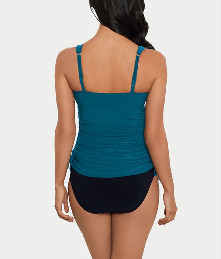 Dani Solids Plunge Tankini Top