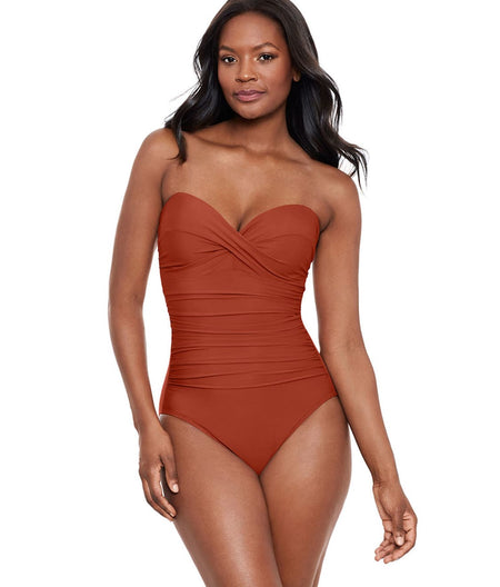 Rock Solid Madrid Bandeau Underwire One-Piece