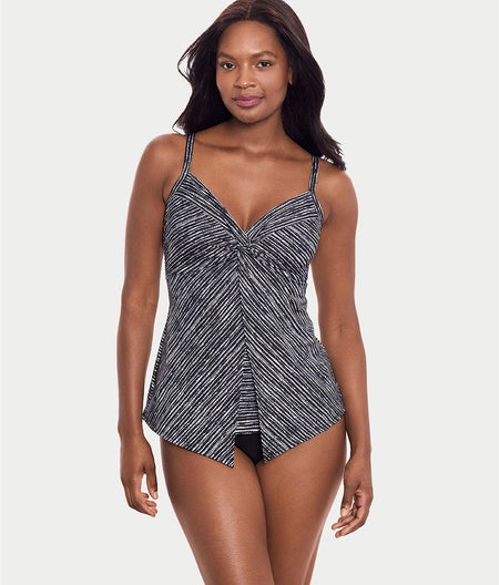 Selenite Love Knot Underwire Tankini Top