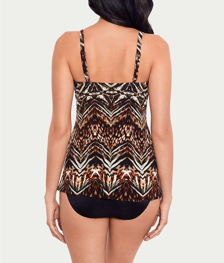 Tribal Tigress Gala Underwire Tankini Top