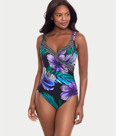 Flora Aura It's A Wrap Underwire One-Piece