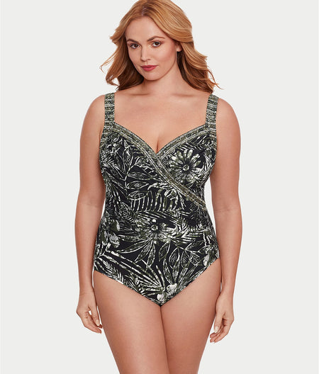 Plus Size Zahara Sanibel Underwire One-Piece