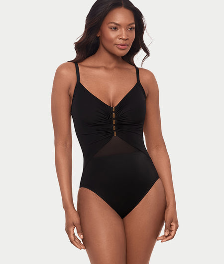 Network News Mariposa Underwire One-Piece