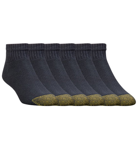 Cotton Cushion Big & Tall Ankle Socks 6-Pack