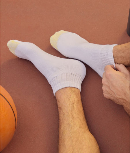 Cotton Cushion Ankle Socks 6-Pack