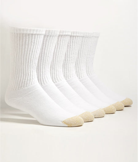 Cotton Cushion Crew Socks 6-Pack