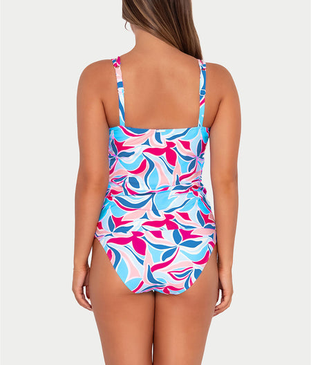 Printed Taylor Underwire Tankini Top: Making Waves