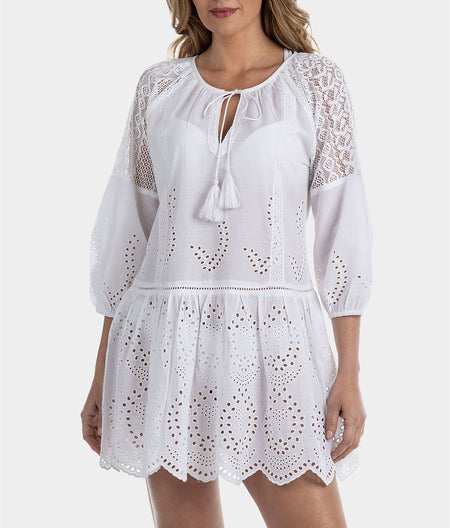 Eyelet Dress Cover-Up