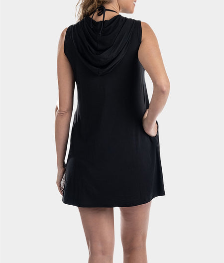 Grommet Hooded Cover-Up