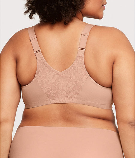 WonderWire Lacey T-Back Front-Close Bra