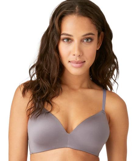 Future Foundations Wire-Free Plunge T-Shirt Bra: Shark