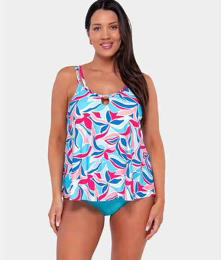 Sadie High-Neck Tankini Top