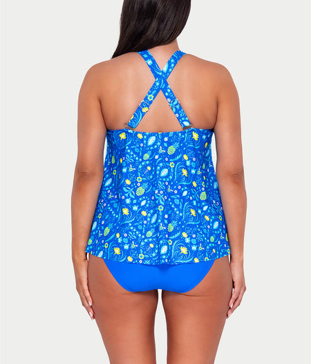 Sadie High-Neck Tankini Top