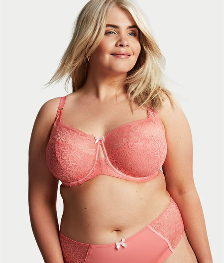 Estel Full Cup Bra: Coral