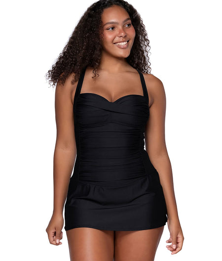 Black Sienna Swim Dress