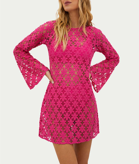 Goldie Crochet Cover-Up Dress