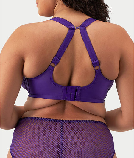 Charley Side Support Plunge Bra : Iris