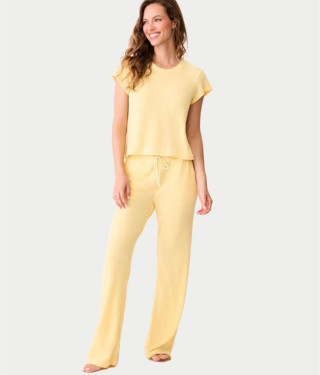 Sunshine Fields Knit Pajama Set