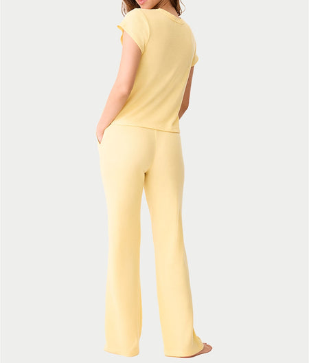 Sunshine Fields Knit Pajama Set