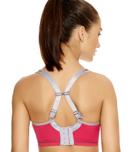 Sonic High Impact Underwire Sports Bra: Hot Crimson