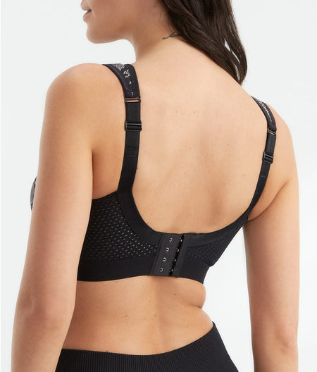 High Impact Wire-Free Sports Bra: Python Print