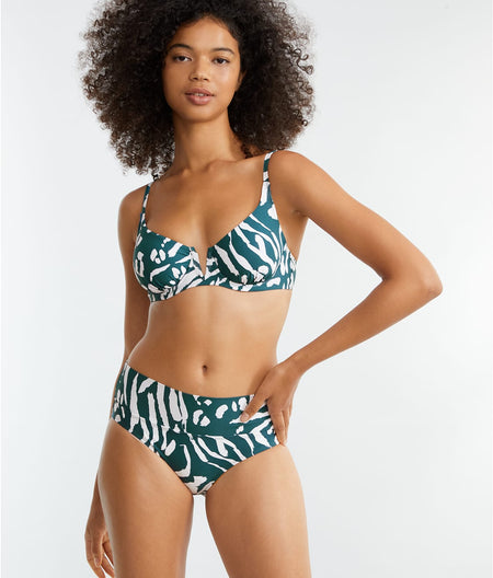 Jungle Fever Mid-Rise Bikini Bottom