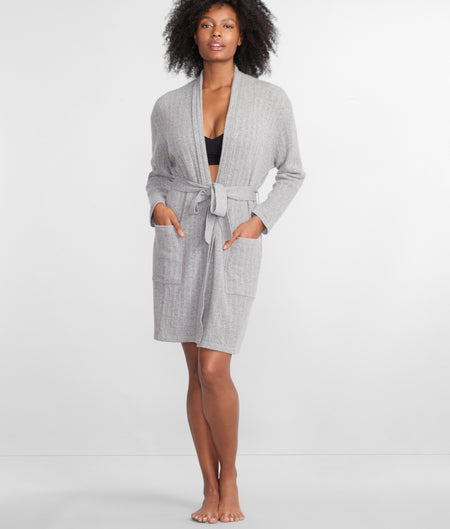 Short Wrap Chevron Robe