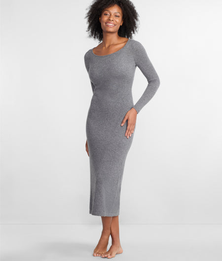 Long Sleeve Cashmere Dress