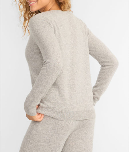 Cashmere Knit Sweatshirt