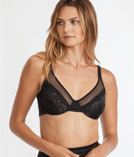 One Smooth U Lace Minimizer Bra