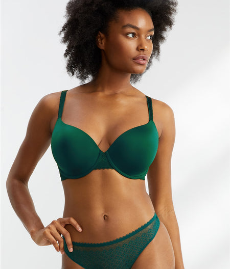 The Bare Demi T-Shirt Bra: Botanical Garden