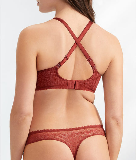 The Bare Demi T-Shirt Bra: Spiced Apple