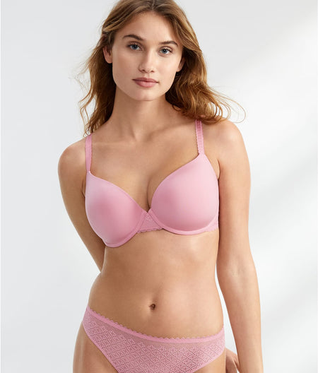 The Bare Demi T-Shirt Bra: Wild Rose