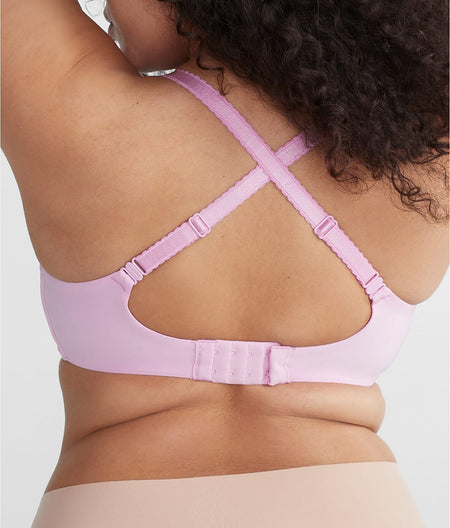 The Favorite Wire-Free Smoothing T-Shirt Bra: Pastel Lavender