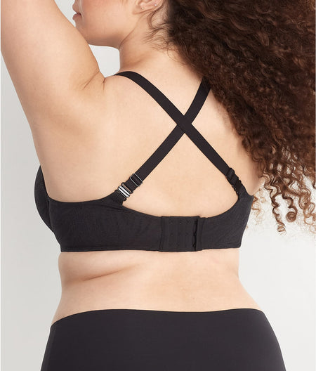 The Favorite T-Shirt Bra: Smooth Lace Black