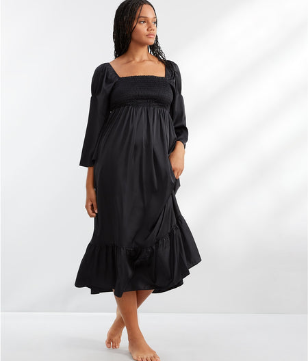 The Elegant Satin Nightgown